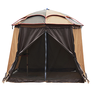 Parasol movable tent